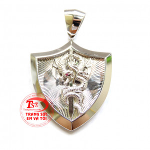 Mặt dây vàng trắng sáng bóng đảm bảo chất lượng hợp thời trang, sang trọng