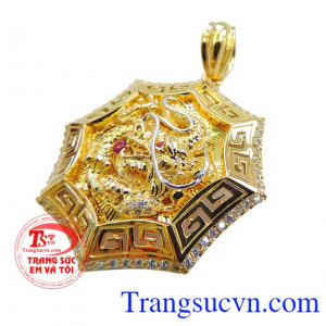 Mặt dây chuyền nam Long Bát Quái là món quà tặng Chồng tuyệt vời trong ngày sinh nhật,kỷ niệm, lễ tết