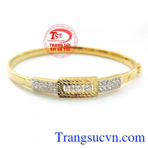 Vòng nữ vàng quý phái, vòng tay vàng tây 10k đẹp, chuẩn chất lượng. 