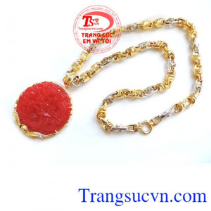 Chiếc Ngọc rồng đỏ hộ mệnh Hỏa và Mộc chất lượng sản phẩm tinh tế và sang trọng