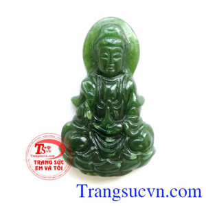 Mặt Phật Nephrite là biểu tượng của điểm lành, lòng từ bi bác ái hướng thiện hướng Phật hóa hung khí đem lại bình an giải từ tai ác cho gia chủ.
