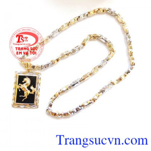 Mặt dây tuổi ngọ vàng bộ mặt trang sức cho nam