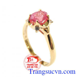 Nhẫn vàng sapphire hồng đảm bảo chất lượng uy tín,Nhẫn vàng sapphire hồng có giấy kiểm định đá quý kèm theo,Vàng có kiểm định,Bảo hành 12 thang miễn phí,đánh bóng trọn đời
