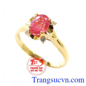 Nhẫn vàng sapphire hồng đảm bảo chất lượng uy tín,Nhẫn vàng sapphire hồng có giấy kiểm định đá quý kèm theo,Vàng có kiểm định,Bảo hành 12 thang miễn phí,đánh bóng trọn đời