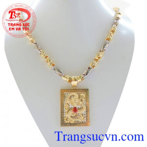 Bộ trang sức rồng 3D nam