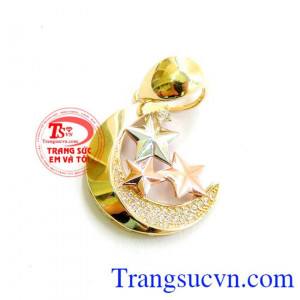 Mặt dây trăng sao hữu tình chất lượng, giao hàng trên toàn quốc. Mặt dây trăng sao hữu tình