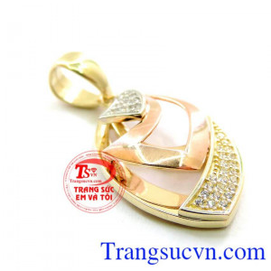 Mặt dây chuyền thời trang 3 màu yêu thương, sản phẩm được vận chuyển trên toàn quốc. Mặt nữ giọt nước 3 màu