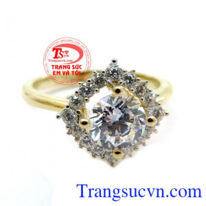 Nhẫn Nữ kết đá tinh xảo đeo xinh xinh trên ngón tay đeo nhẫn, nhẫn nữ bảo hành 6 tháng giao toàn quốc, thanh toán an toàn.