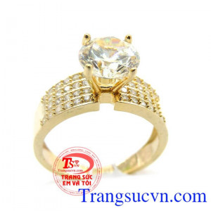 Nhẫn Nữ Vàng Tây Sang Chảnh chất lượng tốt . nhẫn nữ vàng tây,được thiết kế tinh tế,Nhẫn nữ phái đẹp đeo xinh xinh trên ngón tay đeo nhẫn, Nhẫn nữ phái đẹp nhẫn nữ bảo hành 6 tháng giao toàn quốc, thanh toán an toàn.