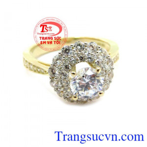 Chiếc Nhẫn Kết Hoa Đẹp chất lượng cao. Chiếc Nhẫn Kết Hoa Đẹp dành cho nữ,nhẫn nữ vàng 10k ,được thiết kế tinh tế