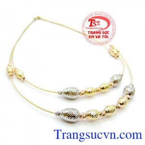 Chiếc kiềng vàng bên nhau trọn đời là món quà vô cùng ý nghĩa cho người bạn yêu thương. Kiềng vàng Italy bên nhau trọn đời