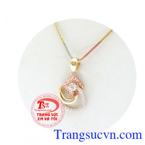 Bộ trang sức giọt nước 3 màu, Bộ dây chuyền thiết kế hình giọt nước, đẹp, xinh cho bạn nữ.