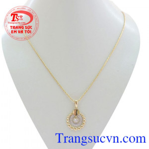 Bộ dây nữ thần mặt trời, bộ mặt dây nhỏ xinh 10k.