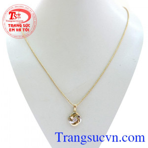 Bộ mặt nữ hoa hồng tình yêu, Bộ mặt dây nữ đẹp, chuẩn giá, giao hàng trên toàn quốc.