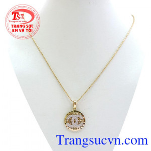Bộ nữ đính đá sang trọng, bộ dây chuyền thời trang.