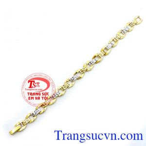 Lắc Nữ Vàng Tây 10k Thời Trang với thiết kế tinh tế và đẹp mắt, đem lại cho các bạn một lắc tay nữ trang quý phái đeo hợp thời trang. 