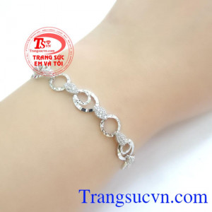 lắc tay vàng món quà sinh nhật ý nghĩa cho tình yêu. Lắc Tay Nữ Vàng Trắng 10k