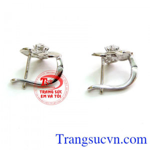 Bông Tai Vàng Trắng