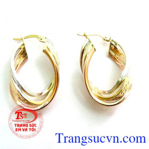 Bán Bông Tai Nữ Ý Cá Tính chất lượng.
