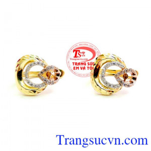 Đôi Hoa Tai Vàng Korea 10k 
