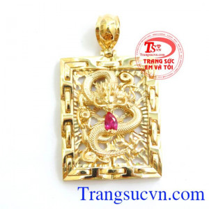 Mặt Nam Rồng Vàng Sang Trọng với thiết kế khắc rồng nổi 3D đẹp, kiểu dáng mạnh mẽ sang trọng được phái mạnh ưa chuộng