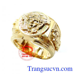 Nhẫn Nam Tinh Tế Vàng 10k Thời Trang vàng đẹp hàng hiệu.