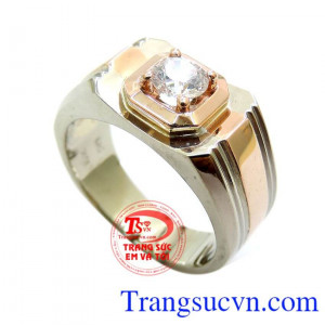 Nhẫn Nam Vàng Trắng Đẹp 2017 chất lượng vàng đảm bảo. Nhẫn Nam Vàng Trắng Đẹp 2017 với thiết kế đơn giản không cầu kỳ nhưng không kém phần đẳng cấp và hiện đại dẫn đầu xu hướng nhẫn nam 2017