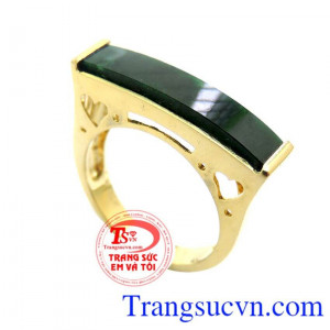 Nhẫn Nữ Ngọc Cẩm Thạch Kiểu Dáng Mới chất lượng vàng đảm bảo. Nhẫn Nữ Ngọc Cẩm Thạch , Nhẫn nữ ngọc cảm thạch thời trang đeo bảo vệ sức khỏe mang lại may mắn. Chiếc nhẫn bảo hành 6 tháng. Giao nhẫn ngọc toàn quốc.