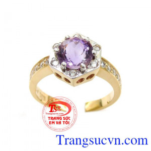 Nhẫn nữ vàng tây đảm bảo chất lượng Uy tín, Đeo hợp phong thủy