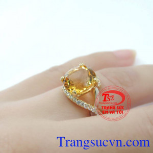 Giao Nhẫn nữ mệnh kim vàng 14k Citrine Toàn quốc thanh toàn an toàn,Khách hàng bình chọn nhiều năm,Nhẫn nữ mệnh kim vàng 14k Citrine Món quà dành cho phái đẹp.