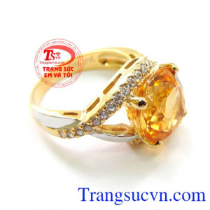 Giao Nhẫn nữ mệnh kim vàng 14k Citrine Toàn quốc thanh toàn an toàn,Khách hàng bình chọn nhiều năm,Nhẫn nữ mệnh kim vàng 14k Citrine Món quà dành cho phái đẹp.