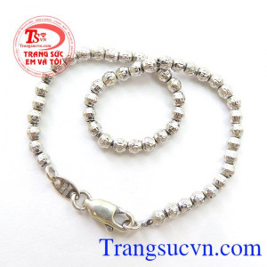 Bán Lắc Bi Vàng Trắng Ý 18k chất lượng cao.