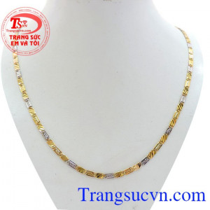 Dây Chuyền Nam Thời Trang Kiểu Dẹt