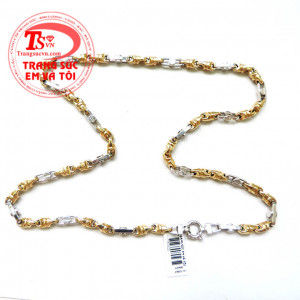 Vòng cổ vàng italy của nam. Dây chuyền vàng nam ý 750