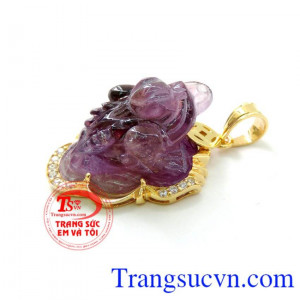 Mặt dây đeo sang trọng, vàng 14k bền, bảo hành 12 tháng