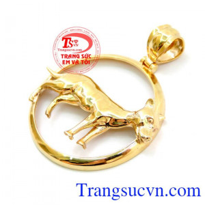 Mặt dây vàng đeo phong cách cho phái mạnh, bảo hành 6 tháng