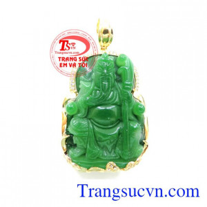 Mặt quan vân trường ngọc xanh