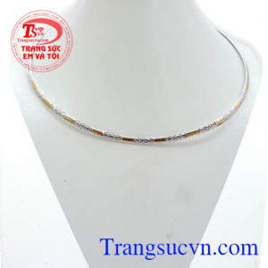 Kiềng vàng xu hướng Italy, kiềng vàng tây 10k nhập khẩu nguyên chiếc Italy. 