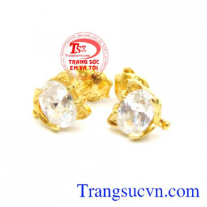 Bông tai sắc màu quyến rũ