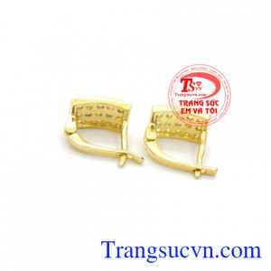 Bông tai socola tình yêu ngọt ngào