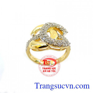 Bán Nhẫn Gắn Đá Xinh chất lượng vàng đảm bảo mẫu mã đẹp.
