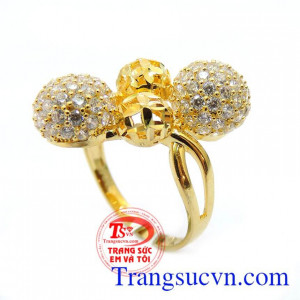 Nhẫn Nữ Gắn Đá Tinh Tế chất lượng cao. Nhẫn Nữ Gắn Đá Tinh Tế, nhẫn nữ vàng 10k nhẫn nữ tinh tế