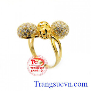 Nhẫn Nữ Gắn Đá Tinh Tế chất lượng cao. Nhẫn Nữ Gắn Đá Tinh Tế, nhẫn nữ vàng 10k nhẫn nữ tinh tế