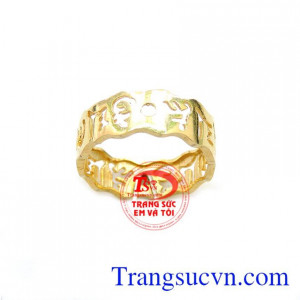 Nhẫn Vàng Khắc Chữ Phật chất lượng cao. Nhẫn Vàng khắc chữ phật. Nếu ai đeo chú này trên thân, hoặc cột vào tay, có sức mạnh hàng phục yêu ma, hóa giải diệt trừ mọi tai nạn đem lại sự an lành và may mắn cho bạn.