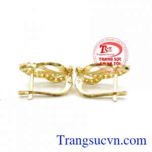 Bông tai nữ kiều tiểu linh lung.