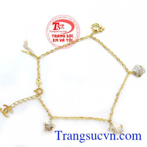 Bán Lắc Chân Vàng Nữ Xinh Xắn chất lượng cao.