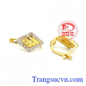 Bông tai hương thảo mỹ nhân.