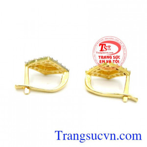 Bông tai hương thảo mỹ nhân.