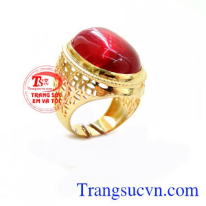 Nhẫn nam kim tiền đá đỏ bản to, nhẫn nam vàng tây 10k thời trang, nhẫn nam khắc kim tiền sang trọng, bản to thể hiện sự quyền lực và địa vị. CHiếc nhẫn nam giá mềm , bảo hành 6 tháng, vàng chuẩn chất lượng