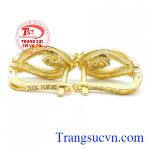 Bông tai song đồng tiễn thủy.